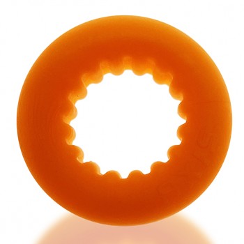 Oxballs - Axis Rib Griphold Cockring Orange Ice