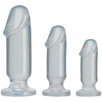 Doc Johnson - Crystal Jellies Anal Starter Kit - Transparent