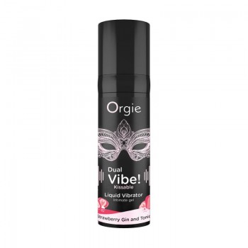 Orgie - Dual Vibe Liquid Vibrator Strawberry Gin & Tonic Orgie - Dual Vibe Liquid Vibrator Strawberry Gin & Tonic