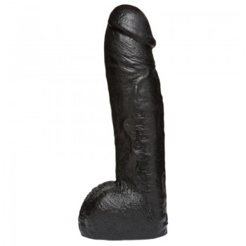 Doc Johnson - VacULock CodeBlack Realistic Dildo - Black Doc Johnson - VacULock CodeBlack Realistic Dildo - Black