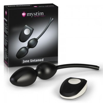 Mystim – Jane Untamed Geisha Balls Vibrator – Black Mystim – Jane Untamed Geisha Balls Vibrator – Black