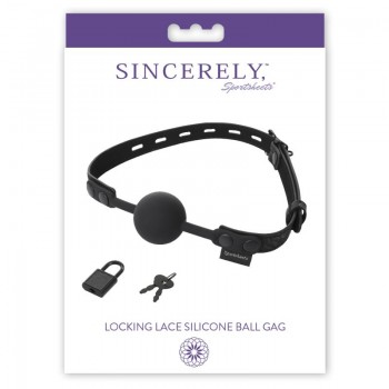 Sportsheets - Sincerely Locking Lace Silicone Ball Gag