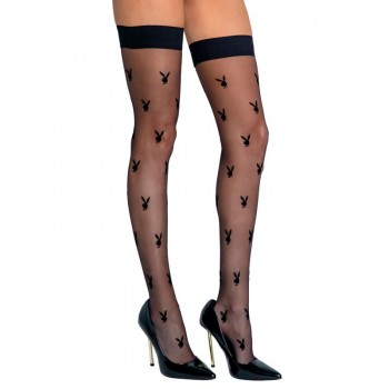 Playboy Lingerie - Bunny Noir Stockings