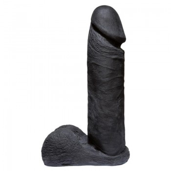 Doc Johnson - VacULock CodeBlack Ultraskyn Dildo - Black