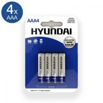 Hyundai AAA Batteries - 4 pcs