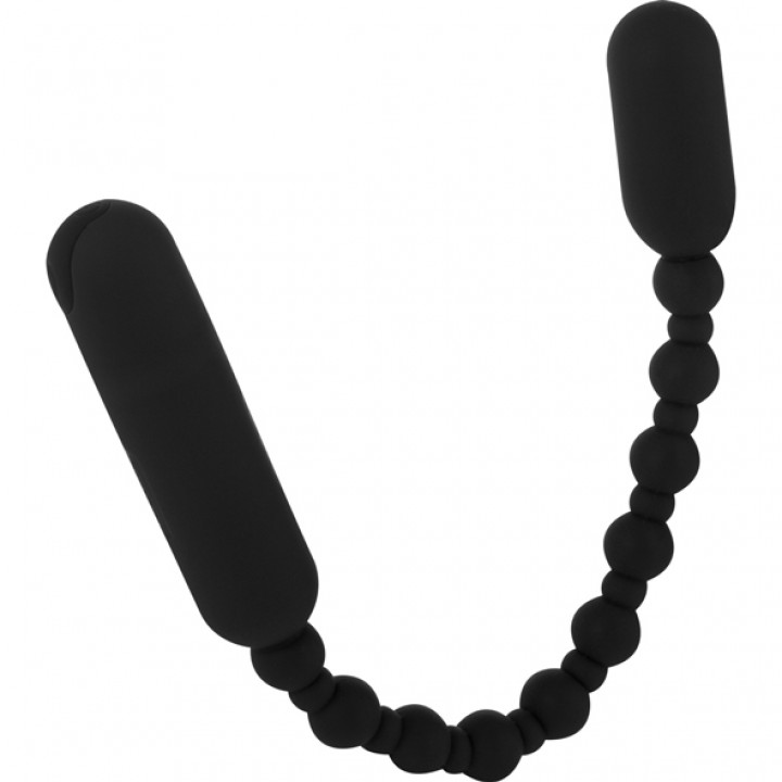 Rechargeable PowerBullet Booty Beads Black - PowerBullet