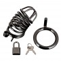 Blueline - Deluxe Chastity Cage Black