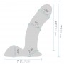 Pegasus - 6.5вЂќ Realistic SIlicone Dildo With Balls and Harness Included