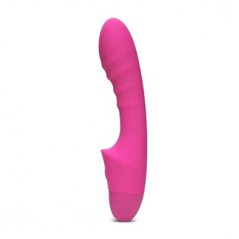 So Divine - Pash Ribbed Vibrator Pink