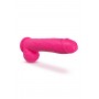 NEO 10 INCH DUAL DENSITY DILDO NEON PINK - Blush