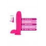 NEO 10 INCH DUAL DENSITY DILDO NEON PINK - Blush