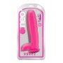 NEO 10 INCH DUAL DENSITY DILDO NEON PINK - Blush