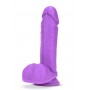 NEO ELITE 8INCH COCK WITH BALLS NEON PURPLE - Blush