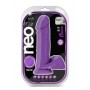 NEO ELITE 8INCH COCK WITH BALLS NEON PURPLE - Blush