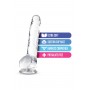 NATURALLY YOURS 8" CRYSTALLINE DILDO DIAMOND - Blush