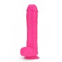 NEO 11 INCH DUAL DENSITY DILDO NEON PINK - Blush