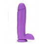 NEO 11 INCH DUAL DENSITY DILDO NEON PURPLE - Blush