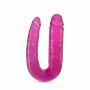 B YOURS DOUBLE HEADED DILDO PINK - Blush