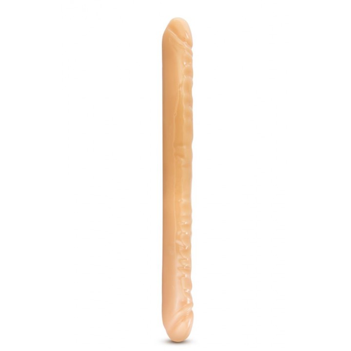 B YOURS 18INCH DOUBLE DILDO BEIGE - Blush