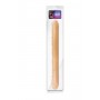 B YOURS 18INCH DOUBLE DILDO BEIGE - Blush