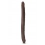 DR. SKIN 16INCH DOUBLE DILDO CHOCOLATE - Blush