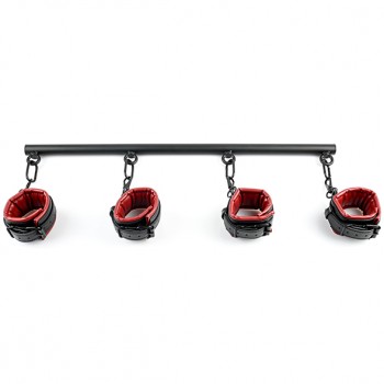 Sportsheets - Saffron Spreader Bar & Cuff Set Sportsheets - Saffron Spreader Bar & Cuff Set