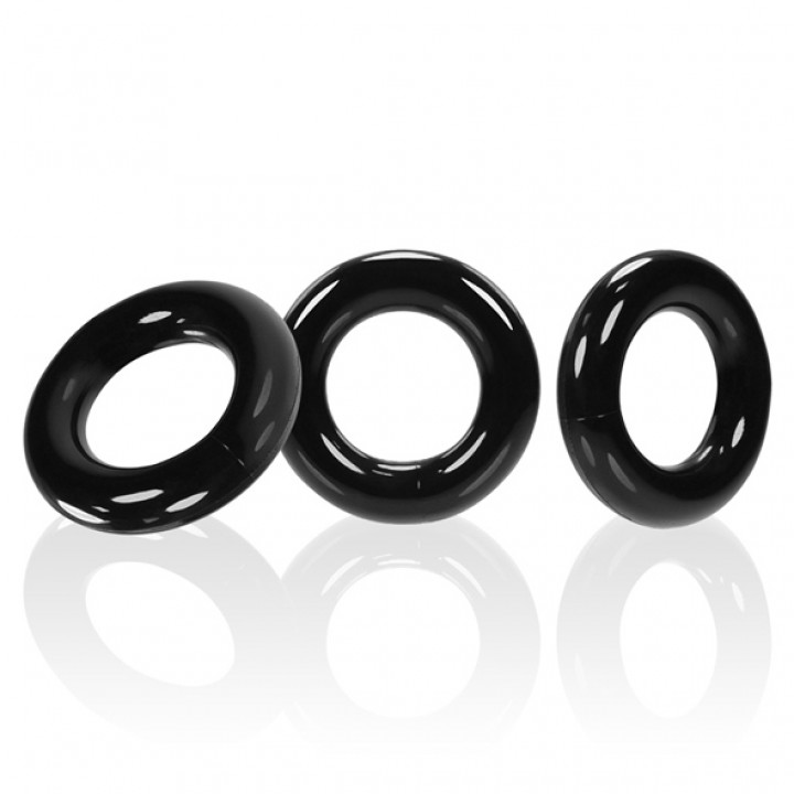 Oxballs - Willy Rings 3-pack Cockrings Black - Oxballs