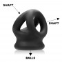 Oxballs - Tri-Squeeze Cocksling & Ballstretcher Black Ice - Oxballs