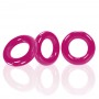 Oxballs - Willy Rings 3-pack Cockrings Hot Pink - Oxballs