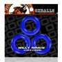 Oxballs - Willy Rings 3-pack Cockrings Police Blue - Oxballs