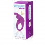 Happy Rabbit - Rechargeable Vibrating Rabbit Cock Ring Purple - Happy Rabbit