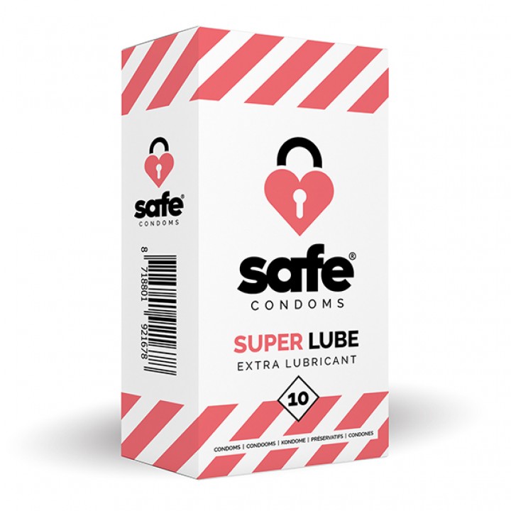 SAFE - Condoms - Extra Lubricant (10 pcs) - Safe