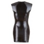 Melna spīdīga auduma mini kleita Cottelli Collection M - Cottelli PARTY