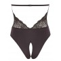 Melns bodijs ar šķēlumu Cottelli Collection S - Cottelli LINGERIE