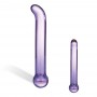 gläs Purple Glass - Glas - Purple Glass G-Spot Tickler - Glas