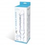 Glas - Double Ended Glass Dildo with Anal Beads - Glas