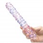 Glas - Purple Rose Nubby Dildo - Glas