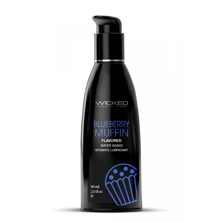 WICKED AQUA BLUEBERRY MUFFIN LUBE 60ML - Wicked Sensual Care