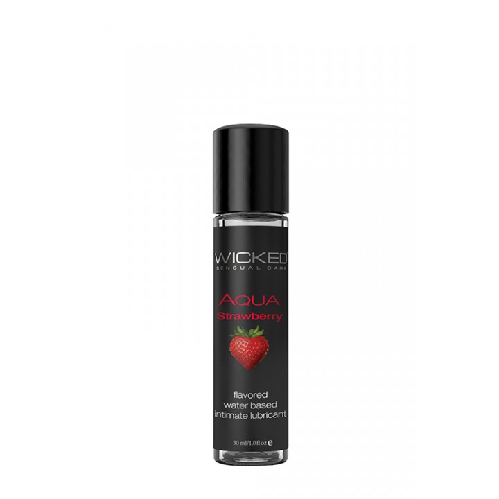 WICKED AQUA STRAWBERRY FLAVORED 30ML - Wicked Sensual Care