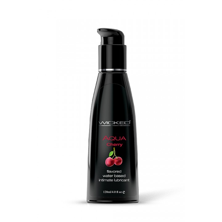 WICKED AQUA CHERRY FLAVORED 120ML - Wicked Sensual Care