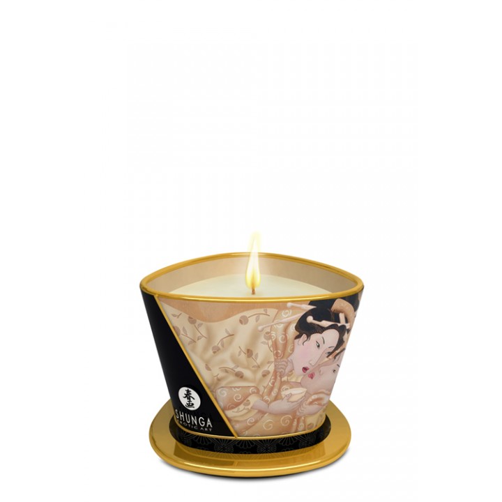 Shunga aromātiska masāžas svece (170 ml) - MASSAGE CANDLE VANILLA - Shunga