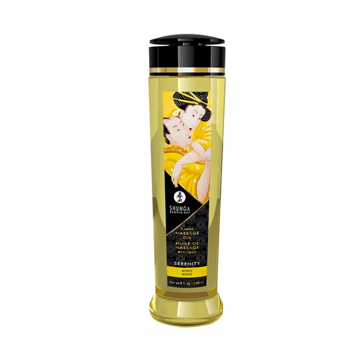 Shunga masāžas eļļa (240 ml) - EROTIC MASSAGE OIL SERENITY MONOI - Shunga