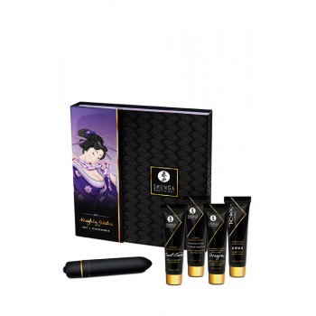 Shunga Naughty Geisha intīmās kosmētikas komplekts + vibrators - NAUGHTY GEISHA COLLECTION