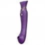 Zalo - Queen Set G-Spot Pulsewave Vibrator Twilight Purple - Zalo