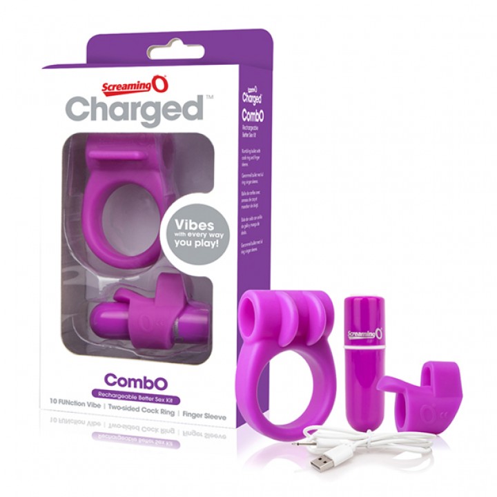 The Screaming O - Charged CombO Kit #1 Purple - The Screaming O