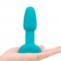 B-Vibe - Rimming Petite Remote Control Plug Teal - b-Vibe