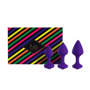 FeelzToys Bibi - FeelzToys - Bibi Butt Plug Set 3 pcs Purple