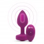 B-Vibe - Vibrating Jewel Plug S/M Pink Ruby - b-Vibe