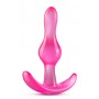 B YOURS CURVY ANAL PLUG PINK - Blush