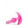 B YOURS CURVY ANAL PLUG PINK - Blush